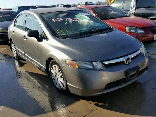 1HGFA162X6L142063 - 2006 HONDA CIVIC DX GRAY photo 1