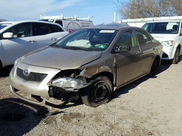 2T1BU40E79C127024 - 2009 TOYOTA COROLLA BA TAN photo 2