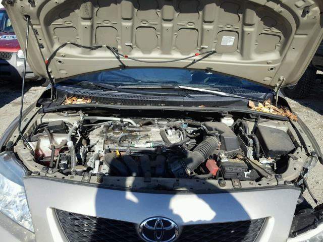 2T1BU40E79C127024 - 2009 TOYOTA COROLLA BA TAN photo 7