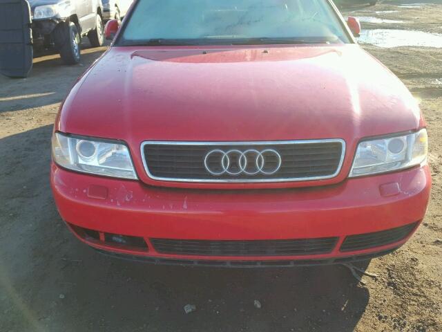 WAUED68D3WA085548 - 1998 AUDI A4 2.8 QUA RED photo 9