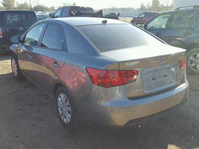 KNAFU4A2XC5489632 - 2012 KIA FORTE EX GRAY photo 3