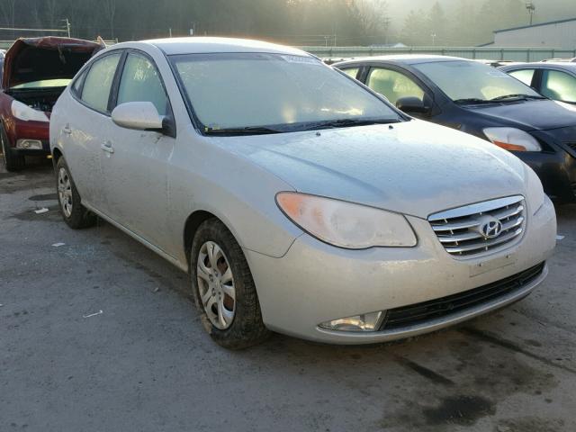 KMHDU4AD2AU943687 - 2010 HYUNDAI ELANTRA BL SILVER photo 1