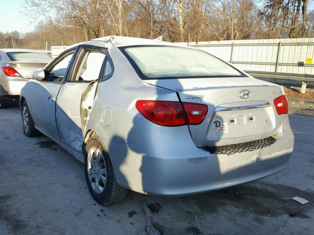 KMHDU4AD2AU943687 - 2010 HYUNDAI ELANTRA BL SILVER photo 3