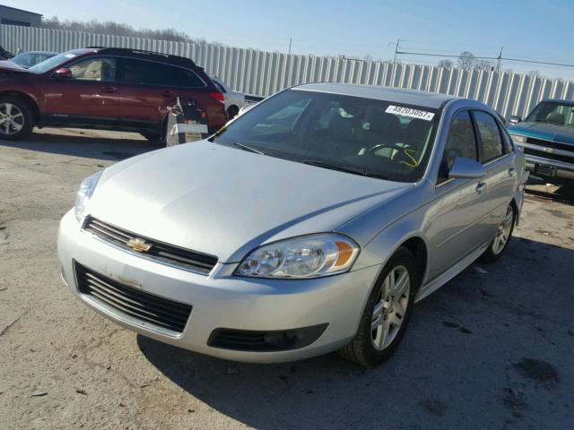 2G1WG5EK3B1327022 - 2011 CHEVROLET IMPALA LT SILVER photo 2