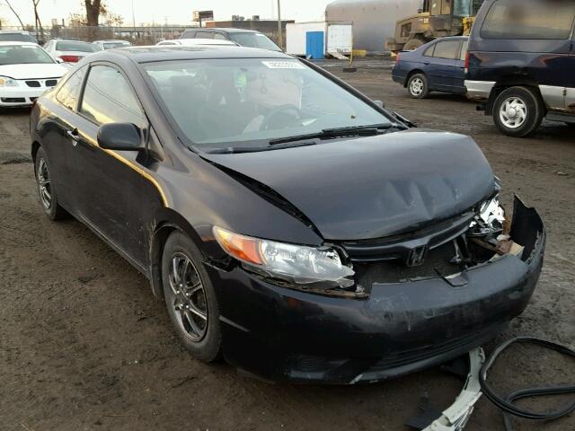 2HGFG12616H009440 - 2006 HONDA CIVIC LX BLACK photo 1