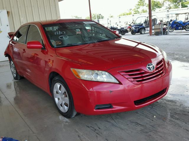 4T1BE46K09U363409 - 2009 TOYOTA CAMRY BASE RED photo 1