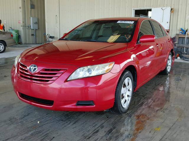 4T1BE46K09U363409 - 2009 TOYOTA CAMRY BASE RED photo 2