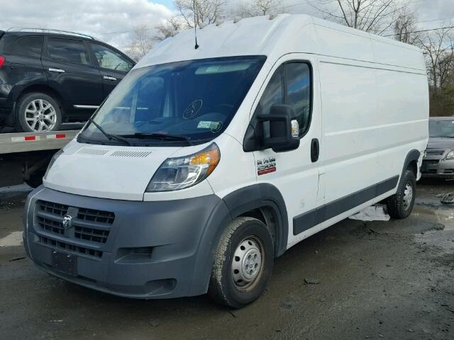 3C6TRVDG2EE108813 - 2014 RAM PROMASTER WHITE photo 2