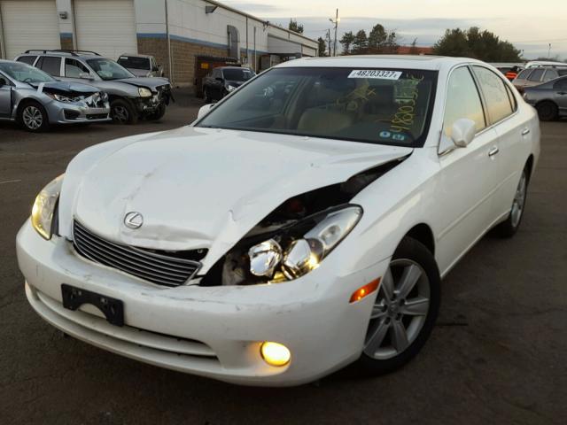 JTHBA30G955073123 - 2005 LEXUS ES 330 WHITE photo 2