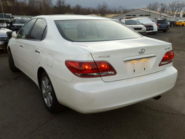 JTHBA30G955073123 - 2005 LEXUS ES 330 WHITE photo 3