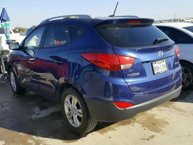 KM8JU3AC2BU143770 - 2011 HYUNDAI TUCSON GLS BLUE photo 3