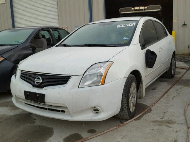 3N1AB6AP4CL778129 - 2012 NISSAN SENTRA 2.0 WHITE photo 2