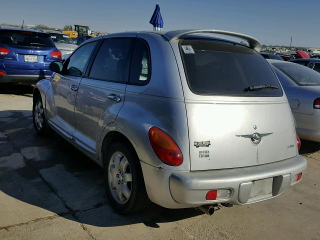 3C8FY68875T523184 - 2005 CHRYSLER PT CRUISER SILVER photo 3