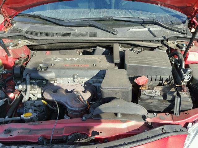 4T1BE46K49U396767 - 2009 TOYOTA CAMRY BASE RED photo 7