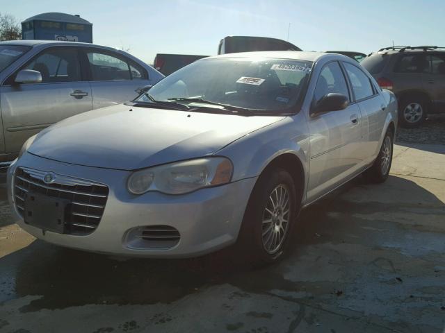 1C3EL46XX5N691898 - 2005 CHRYSLER SEBRING SILVER photo 2