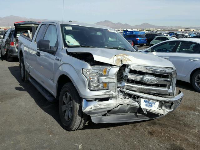 1FTEX1CP9GKE62717 - 2016 FORD F150 SUPER SILVER photo 1