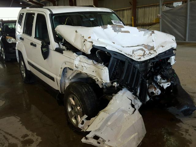 1J4PP2GK0BW530766 - 2011 JEEP LIBERTY SP WHITE photo 1