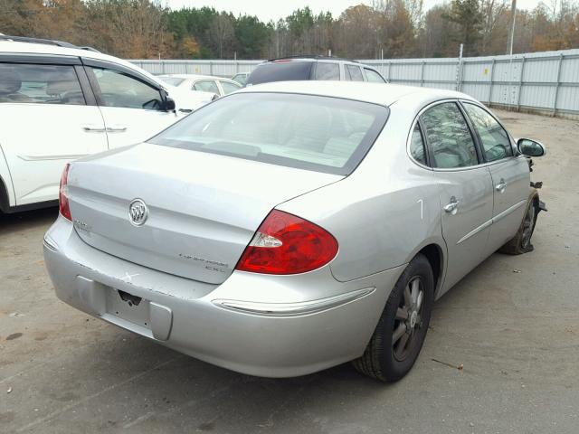 2G4WD582681140633 - 2008 BUICK LACROSSE C SILVER photo 4