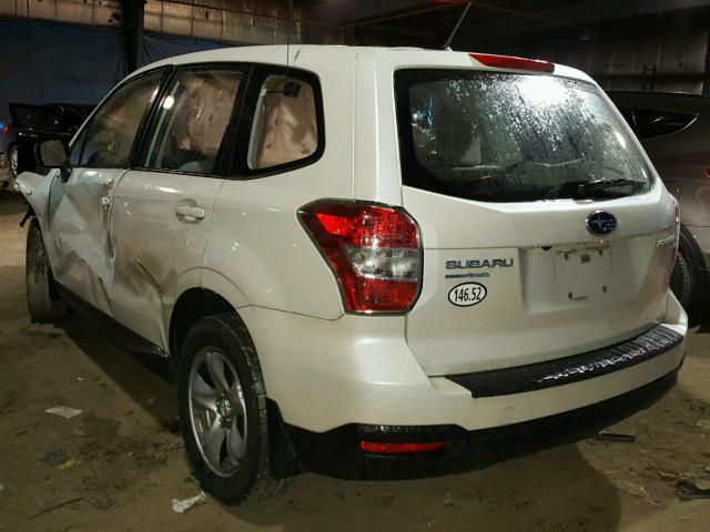 JF2SJAACXFH511019 - 2015 SUBARU FORESTER 2 CREAM photo 3