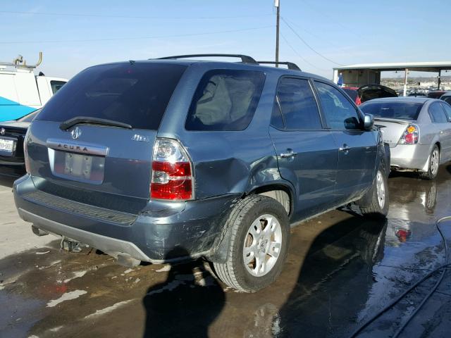 2HNYD18666H503701 - 2006 ACURA MDX TOURIN GREEN photo 4