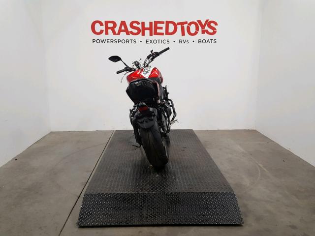 JYARN53E3HA000671 - 2017 YAMAHA FZ09 RED photo 4