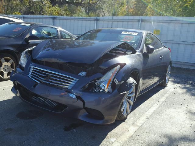 JNKCV64E08M108256 - 2008 INFINITI G37 BASE GRAY photo 2