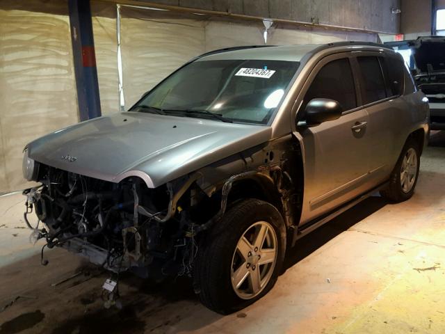 1J8FF47W28D632117 - 2008 JEEP COMPASS SP GRAY photo 2