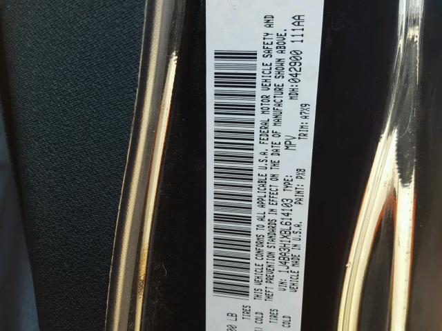 1J4BA3H1XBL614103 - 2011 JEEP WRANGLER U BLACK photo 10