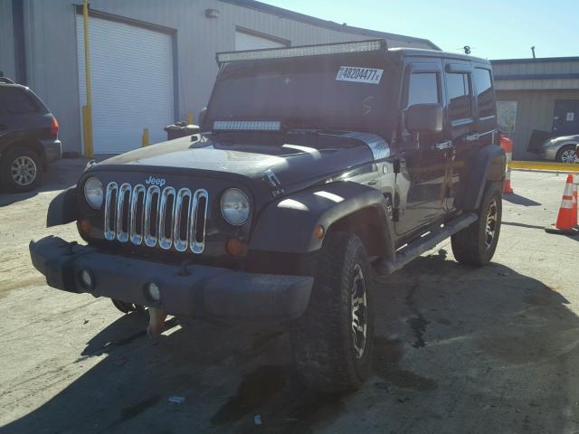 1J4BA3H1XBL614103 - 2011 JEEP WRANGLER U BLACK photo 2