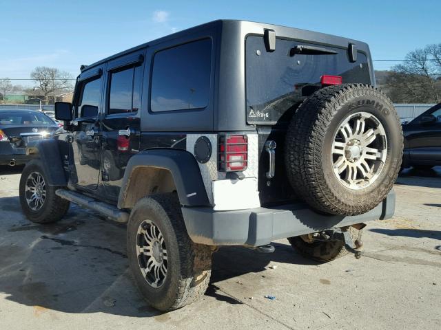 1J4BA3H1XBL614103 - 2011 JEEP WRANGLER U BLACK photo 3