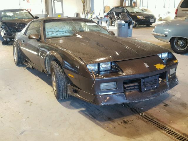 1G1FP23E9ML200221 - 1991 CHEVROLET CAMARO RS BLACK photo 1