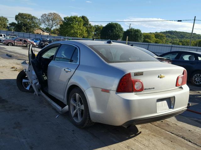 1G1ZC5E02CF203115 - 2012 CHEVROLET MALIBU 1LT SILVER photo 3