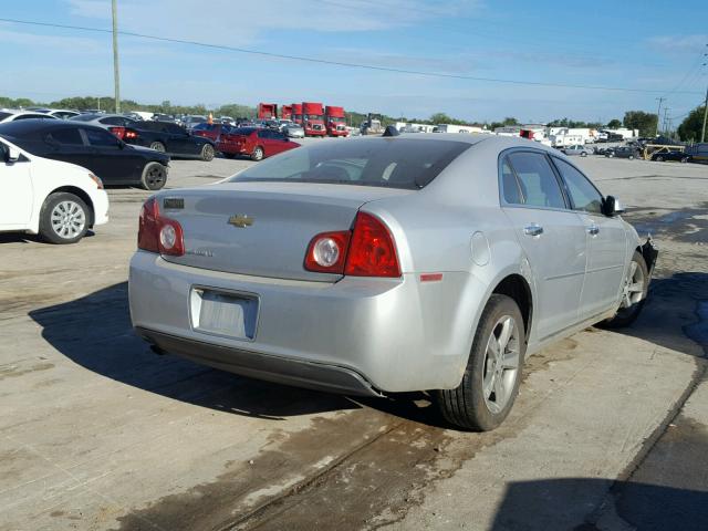 1G1ZC5E02CF203115 - 2012 CHEVROLET MALIBU 1LT SILVER photo 4