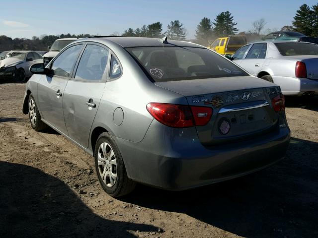 KMHDU4AD2AU883703 - 2010 HYUNDAI ELANTRA BL SILVER photo 3