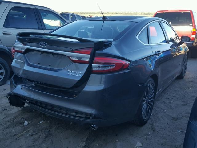 3FA6P0RU7JR220299 - 2018 FORD FUSION TIT CHARCOAL photo 4