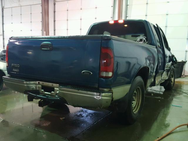 1FTRX17LXYKA43141 - 2000 FORD F150 BLUE photo 4