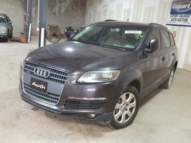 WA1AY74L67D037948 - 2007 AUDI Q7 3.6 QUA CHARCOAL photo 2