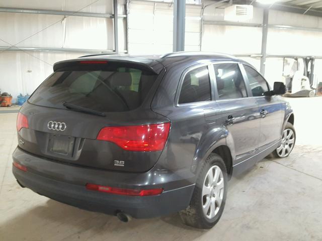 WA1AY74L67D037948 - 2007 AUDI Q7 3.6 QUA CHARCOAL photo 4