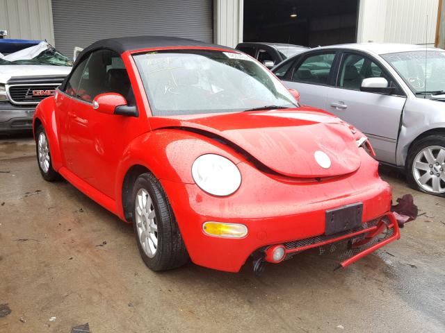 3VWCM31Y34M313325 - 2004 VOLKSWAGEN NEW BEETLE 红色 照片 1