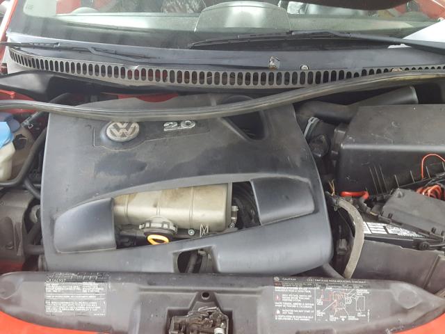 3VWCM31Y34M313325 - 2004 VOLKSWAGEN NEW BEETLE 红色 照片 7