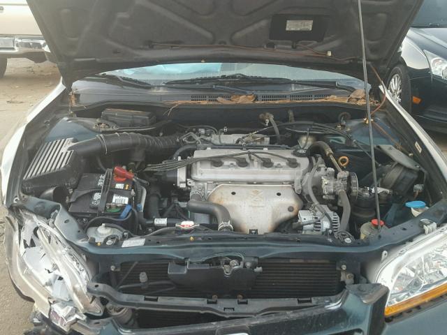 1HGCG5649WA158566 - 1998 HONDA ACCORD LX GREEN photo 7