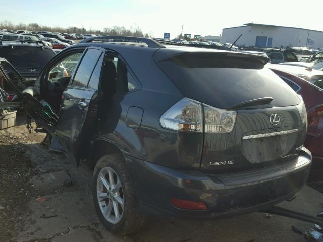 2T2HK31U29C129713 - 2009 LEXUS RX 350 CHARCOAL photo 3