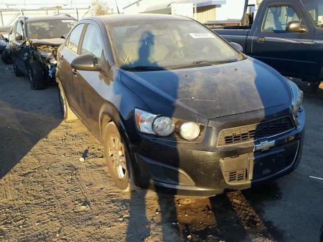 1G1JC5SH1C4140771 - 2012 CHEVROLET SONIC LT BLACK photo 1