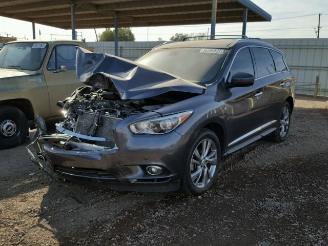 5N1AL0MN2EC526102 - 2014 INFINITI QX60 CHARCOAL photo 2