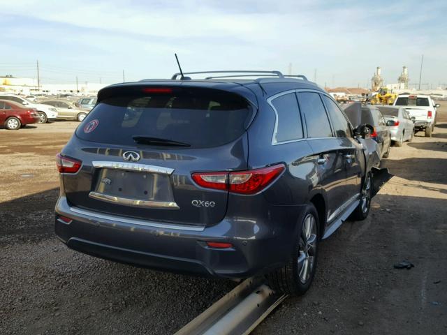 5N1AL0MN2EC526102 - 2014 INFINITI QX60 CHARCOAL photo 4