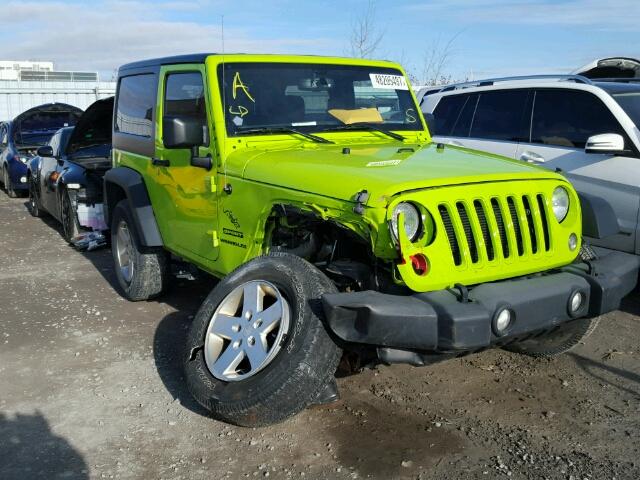 1C4AJWAGXDL517813 - 2013 JEEP WRANGLER S GREEN photo 1