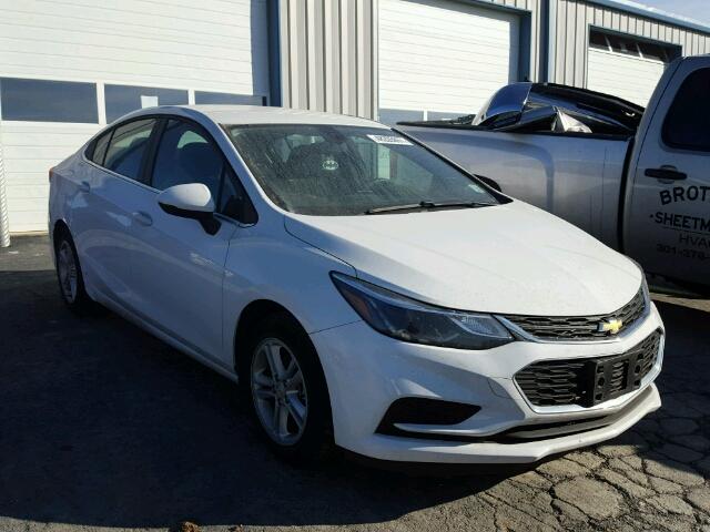 3G1BE5SM1HS528893 - 2017 CHEVROLET CRUZE LT WHITE photo 1