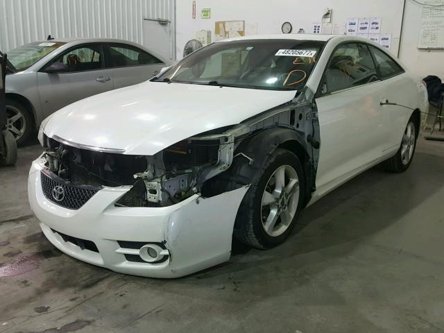 4T1CA30P57U110775 - 2007 TOYOTA CAMRY SOLA WHITE photo 2