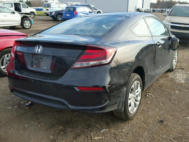 2HGFG3B50EH524320 - 2014 HONDA CIVIC LX BLACK photo 4