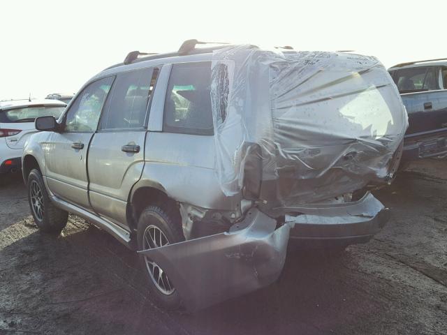 JF1SG636X6H733924 - 2006 SUBARU FORESTER 2 SILVER photo 3